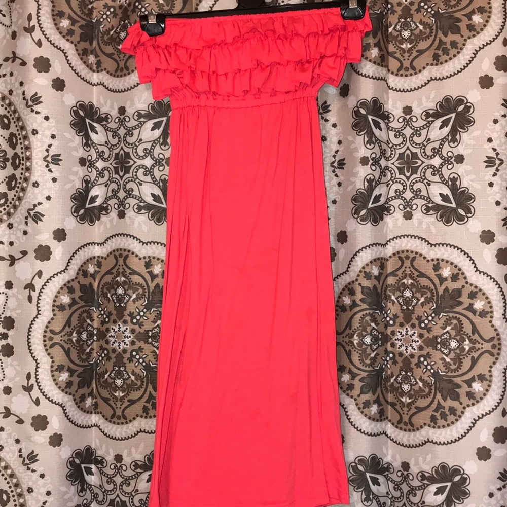 Hot pink, summer dress